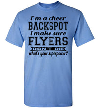 Load image into Gallery viewer, I'm A Backspot Funny Cheer Backspot Shirts youth Carolina blue
