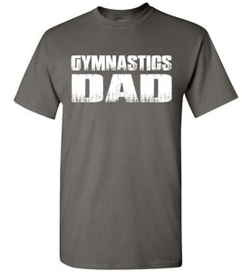 Gymnastics Dad Shirt | Gymnastics Dad T Shirt charcoal