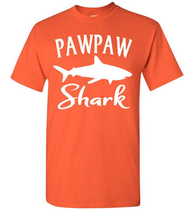 Pawpaw Shark Shirt orange