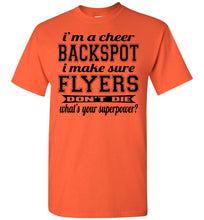 Load image into Gallery viewer, I'm A Backspot Funny Cheer Backspot Shirts youth orange