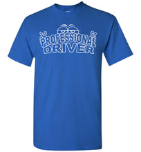 Load image into Gallery viewer, Professional Driver Funny Trucker Tees royal