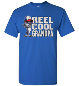 Reel Cool Grandpa Fishing Shirt royal