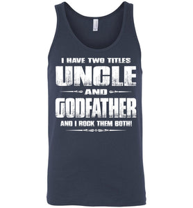 Uncle Godfather Uncle Tank Top navy