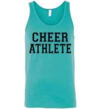 Load image into Gallery viewer, Cheer Athlete Cheer Tank unisex turquoise