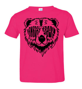 Sister Bear Shirt toddler hot pink