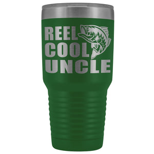 Reel Cool Uncle 30oz. Tumblers Uncle Travel Mug green