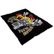 Load image into Gallery viewer, If You Ain't Speedin' You're Impedin'! Trucker Fleece Blanket 3
