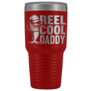 Reel Cool Daddy 30oz.Tumblers Daddy Travel Coffee Mug red