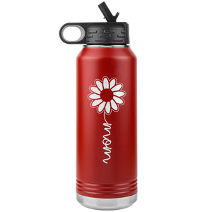 Sunflower Mom Water Bottle Tumblers red