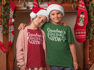 Grandma's Baking Crew Funny Christmas Shirts