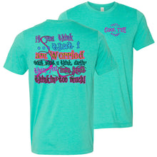 Load image into Gallery viewer, Thinkin' Too Much Funny Country Cowgirl T Shirts heather sea green