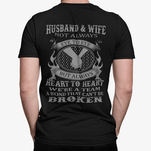 Husband & Wife Eye To Eye Heart To Heart Husband And Wife Shirts