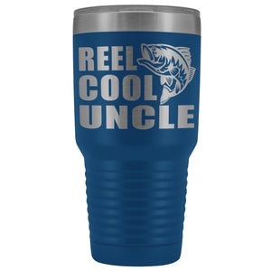 Reel Cool Uncle 30oz. Tumblers Uncle Travel Mug blue
