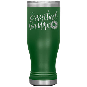Essential Grandma Tumbler Cup, Grandma Gift Idea green