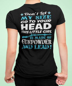Gunpowder And Lead Funny Cowgirl T Shirts mock up