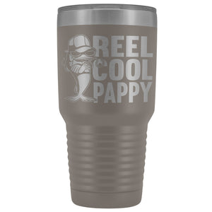 Reel Cool Pappy Fishing Pappy Tumbler pewter