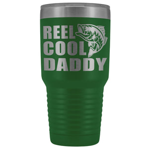 Reel Cool Daddy 30oz.Tumblers Daddy Travel Coffee Mug green