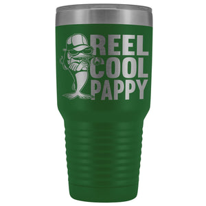 Reel Cool Pappy Fishing Pappy Tumbler green