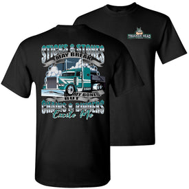 Sticks & Stones Chains & Binders Funny Flatbedder T Shirt
