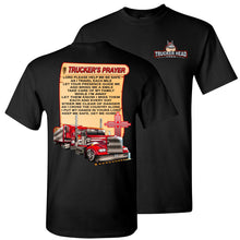 Load image into Gallery viewer, Trucker's Prayer Trucker Shirt christian trucker shirts black
