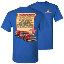 Load image into Gallery viewer, Trucker's Prayer Trucker Shirt christian trucker shirts  royal