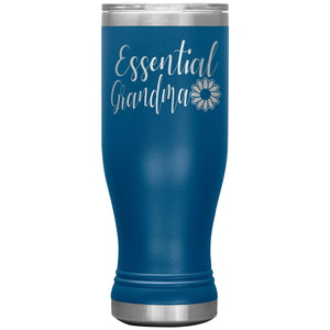 Essential Grandma Tumbler Cup, Grandma Gift Idea blue