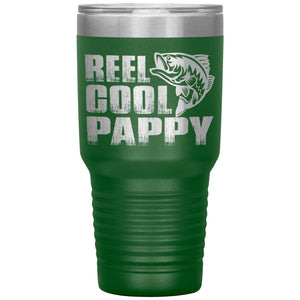 Reel Cool Pappy Fishing Pappy 30oz Tumbler green