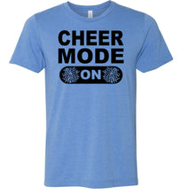 Load image into Gallery viewer, Cheer Mode On Cheerleader Shirt blue