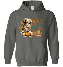 Load image into Gallery viewer, Christian Fall Hoodie God Within Her She Will Not Fall Psalm 46:5 grey