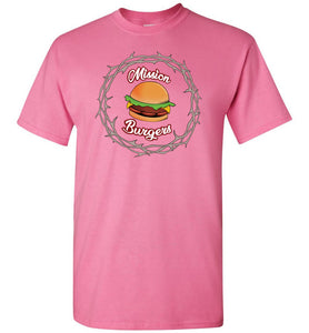 Mission Burgers T-Shirt pink