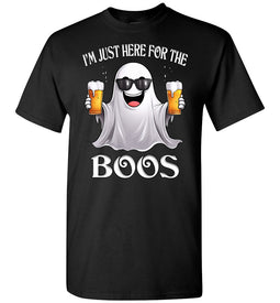 Funny Halloween Shirt I'm Just Here For The Boos tshirt