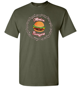 Mission Burgers T-Shirt military green 