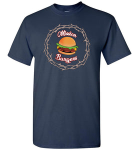 Mission Burgers T-Shirt navy