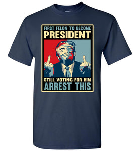 Arrest This Donald Trump T-shirt navy