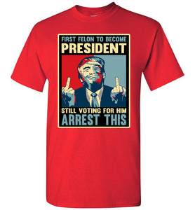 Arrest This Donald Trump T-shirt red