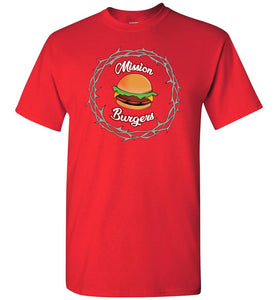 Mission Burgers T-Shirt red