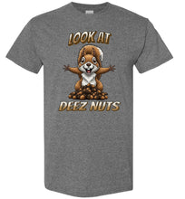 Load image into Gallery viewer, Look At Deez Nuts Funny Squirrel T-shirt dark grey