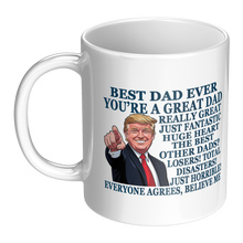 Load image into Gallery viewer, Funny Dad Trump 11oz White Mug Trump Dad Mug m4