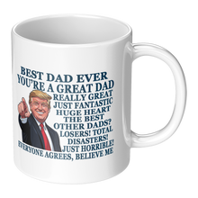 Load image into Gallery viewer, Funny Dad Trump 11oz White Mug Trump Dad Mug m3