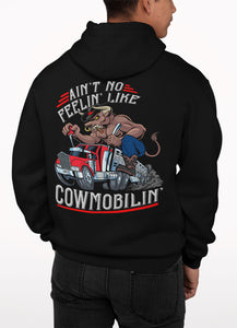 Cowmobilin Bull Hauler Trucker Hoodie Sweatshirt
