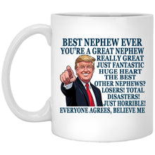 Load image into Gallery viewer, Funny Nephew Trump 11oz White Mug Trump Nephew Mug 3