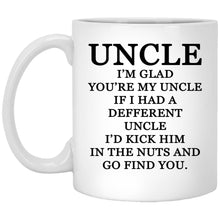 Load image into Gallery viewer, Funny Uncle Mug: Kick Him In The Nuts 3