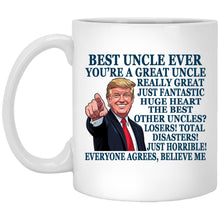 Load image into Gallery viewer, Funny Uncle Trump 11oz White Mug Trump Uncle Mug 3