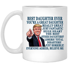 Load image into Gallery viewer, Funny Daughter Trump 11oz White Mug Trump Daughter Mug 3