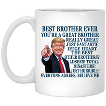 Load image into Gallery viewer, Funny Brother Trump 11oz White Mug Trump Brother Mug 3