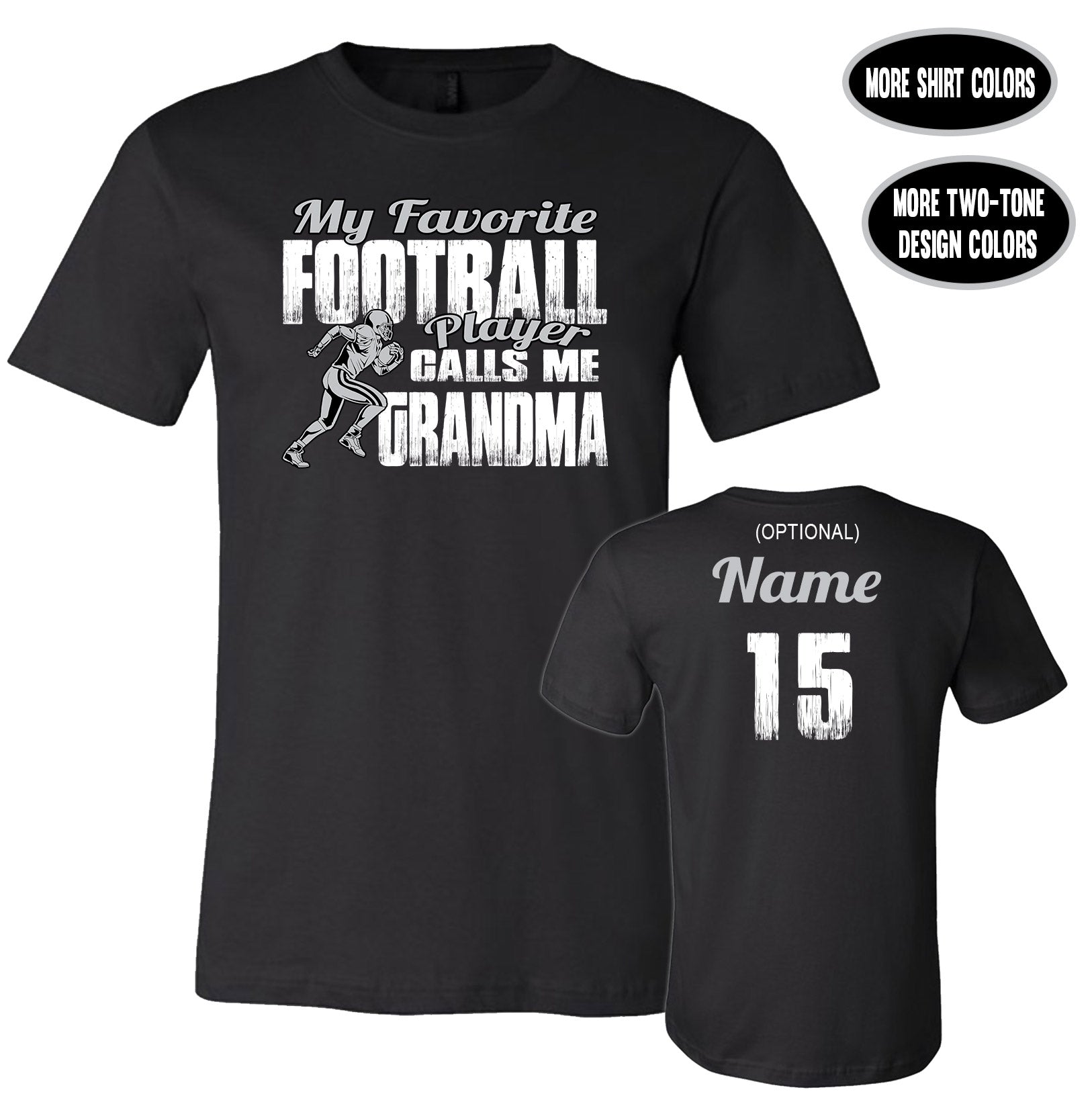 football grandma t shirt