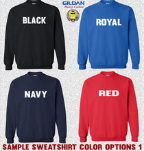 Load image into Gallery viewer, Gildan Sweatshirt Color Options 1