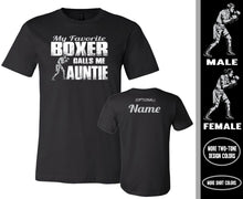 Load image into Gallery viewer, Boxing Aunt Shirt, My Boxer Calls Me Auntie