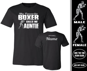 Boxing Aunt Shirt, My Boxer Calls Me Auntie