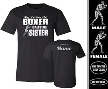 Load image into Gallery viewer, Boxing Sister Shirt, My Boxer Calls Me Sister